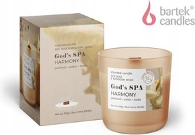 Spa gyertya szója illatos pohárban God's Spa Harmony Bartek Candles