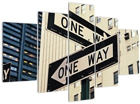 Kép - New York ONE WAY (150x105 cm)