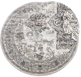 ARBIZU többszínű vintage stílusú bel-/kültéri szőnyeg Ø 120 cm