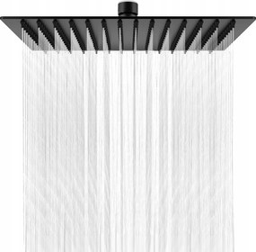 Hausprofi esőztető öntisztító fúvókákkal (matt fekete 30 cm)