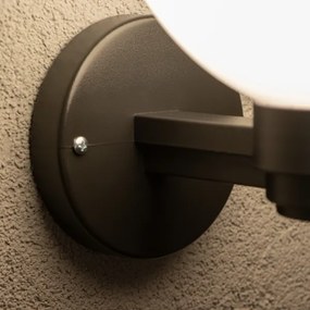 Brilagi-LED RGBW kültéri fali lámpatest HARBOR 1xE27/12W/230V IP33fekete/fehér