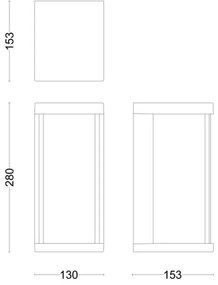 Philips - LED Kültéri fali lámpa KYRIE LED/12W/230V IP44