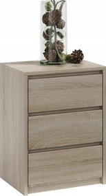 Éjjeliszekrény N4 Fésülködőasztal Éjjeli Asztal Sonoma