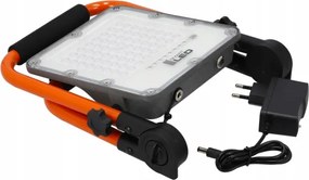 LED újratölthető reflektor állvánnyal LED/30W/3,2V 4500K 5000 mAh IP65 narancssárga