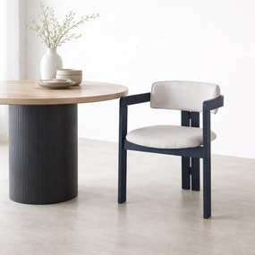 CO Cream and Black étkező szék