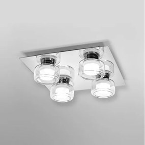 Ledvance -LED Fürdőszobai mennyezeti lámpa ORBIS FLAME 4xLED/5,5W/230V IP44 króm