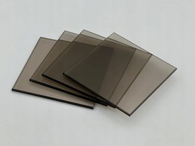 Üveg 8mm-es méretben, barna, füstölt, edzett, univerzális, antisol