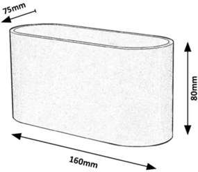 Rabalux 7023 - Fali lámpa KAUNAS 1xG9/10W/230V fekete