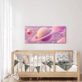 Kép - Rózsaszín bolygó (120x50 cm)