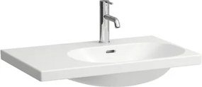 Laufen LUA pultra ültethető mosdó 75x18 cm kerámia fehér H8170850001091