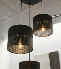 Emibig modern függeszték karbon fekete emi1651/3prem