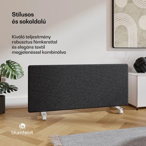 Blumfeldt ThermaTouch konvektor, 2 000 W, elegáns kialakítás, érintéses vezérlés, 20 m²-ig