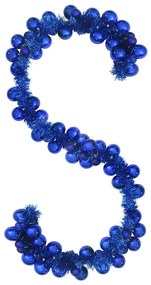 Karácsonyi gömb girland Kék 186 cm Polisztirol