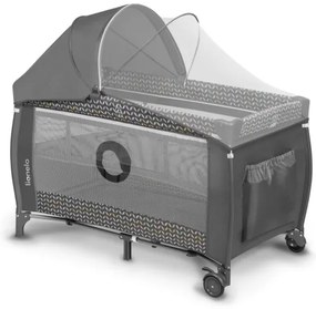 Lionelo - Utazó kiságy SVEN PLUS szürke