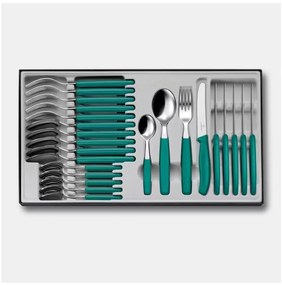 Victorinox - SWISS CLASSIC 24 darabos evőeszköz-készlet, türkiz