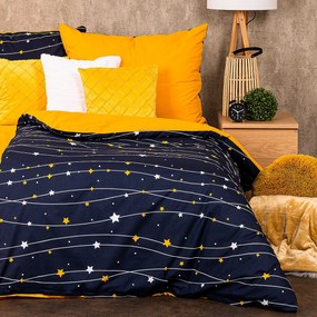 4Home Night sky pamut ágyneműhuzat, 140 x 200 cm, 70 x 90 cm