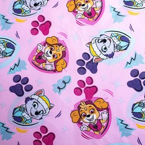 Egyszemélyes mikroszálas gyerek ágyneműhuzat 140x200 cm Paw Patrol – Jerry Fabrics