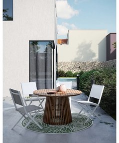 Fehér fém kerti szék Elin – Bizzotto