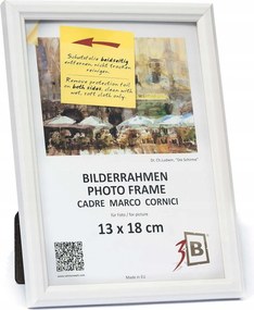 Képkeret fa akril üveg lógó álló 13x18cm