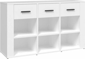 vidaXL fehér szerelt fa tálalószekrény 100x30x59,5 cm