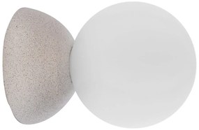 Creta szürke falilámpa, magasság 10 cm - SULION