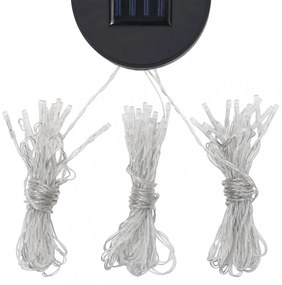 fehér pavilon LED fényfüzérrel 4 x 3 x 2,7 m