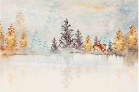 Kép - Akvarell erdő (90x60 cm)