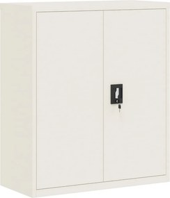 vidaXL fehér acél irattartó szekrény 90 x 40 x 105 cm