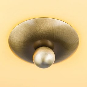 Orion DL 7-673 - Mennyezeti lámpa LANDHAUS 2xE27/60W/230V átm. 28 cm réz/bézs