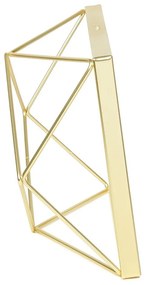Aranyszínű fém álló-fali képkeret 15x20 cm Prisma – Umbra