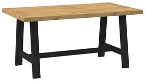 Étkezőasztal NOAIN A alakú lábak 160x90x75 cm tömör fa fenyőfa