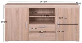 Komód Dalila (szonoma tölgy). 1052833