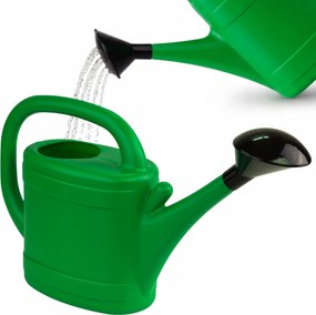 Kerti locsolókanna öntözőszűrővel zöld 5L