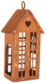 Fém gyertyatartó Rustik House, 5 x 6,5 x 15 cm, 15 cm