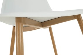 Szék, fehér/natúr, SINTIA