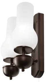 Brilagi - LED Fali lámpa COTTAGE 2xE14/40W/230V bükkfa/fehér