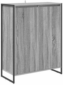 Cipőszekrény tárolóval Szürke Sonoma 79 x 36 x 100 cm Faanyag