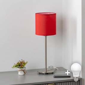 Brilagi - NUBILA LED asztali lámpa 1xE27/60W/230V piros