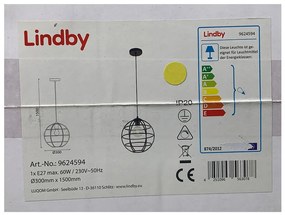 Lindby Lindby - Csillár zsinóron BEKIRA 1xE27/60W/230V LW1481