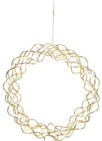 Eglo 411014 - LED Karácsonyi dekoráció CURLY 30xLED/0,064W/3/230V sárgaréz