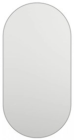 ovális üvegtükör LED-lámpákkal 40 x 20 cm