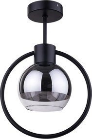 SIGMA LIGHTING 31890 LINDA Vintage Mennyezeti Lámpák Fekete, Átlátszó, Ezüst E27 IP20