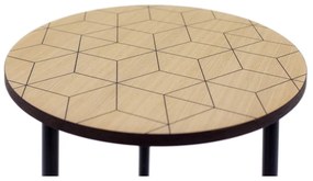 Arty Triangle 50 kerek tárolóasztal - Woodman