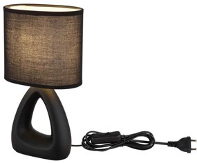 Globo 21731S - Asztali lámpa  TRIANGLE 1xE14/40W/230V fekete