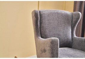 Füles fotel Lelossa (szürke + dió). 1106521