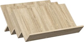 vidaXL Magazin állvány Sonoma tölgy 65 x 53 x 28,5 cm Faanyag