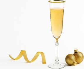 Pezsgős pohár 190 ml Zoya/Parus Gold