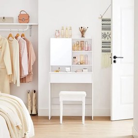 FREYA fehér toalettasztal