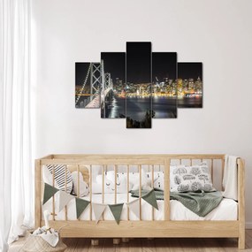 A Brooklyn-híd és a New York-i kép (150x105 cm)