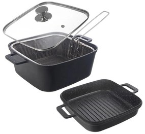 Alumínium sütőedény készlet 2 db-os 24,5x32,5 cm GRANDE – Orion